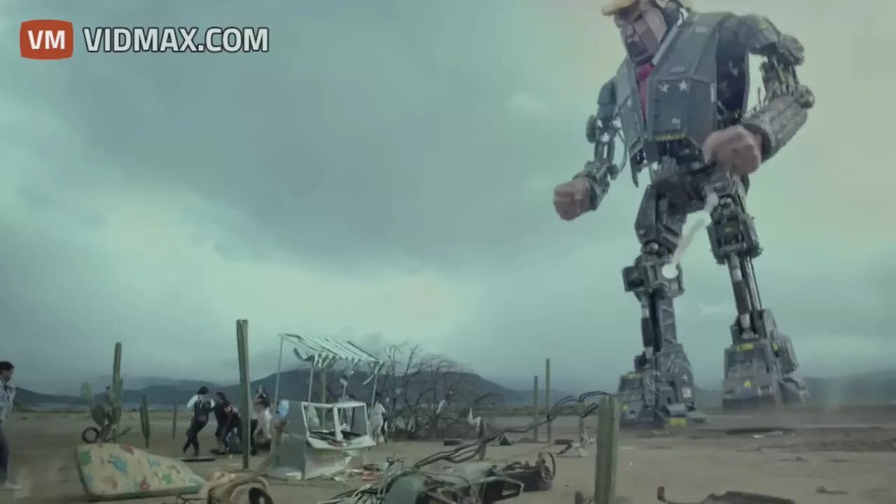 Нападение роботов. Робот нападает. Атака робота на базу.