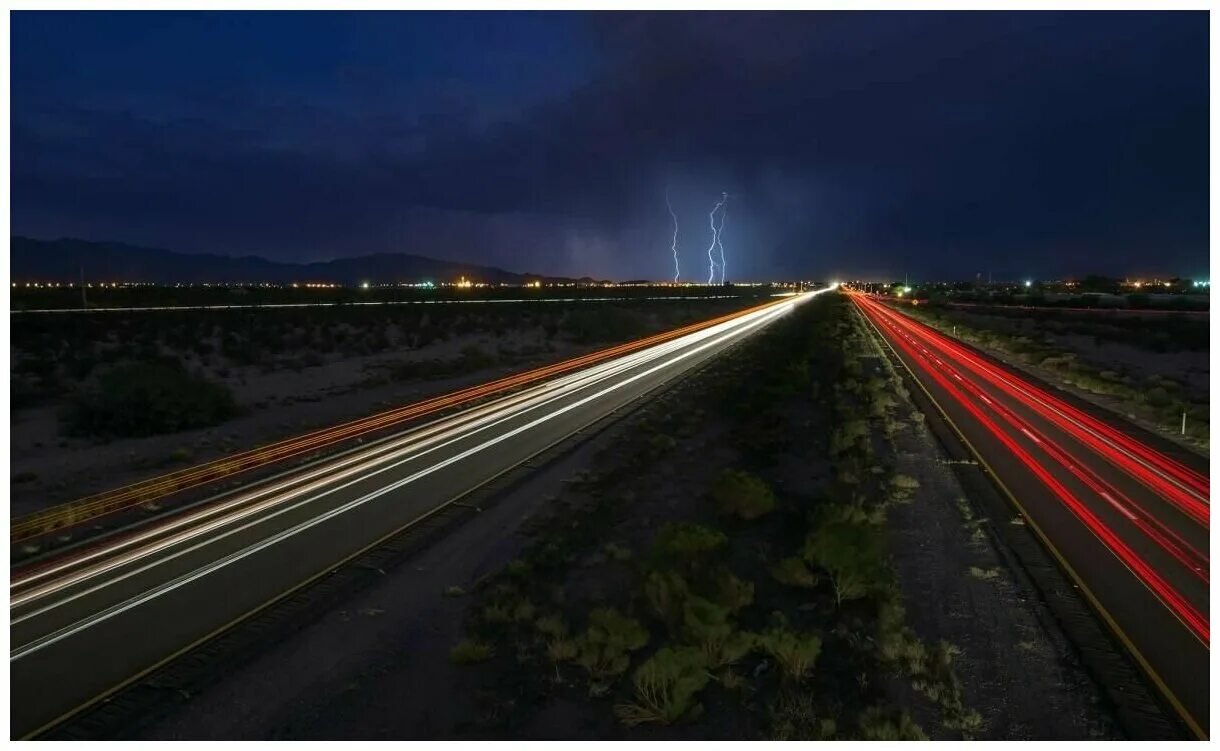 небосклон. ночь. ночная трасса. At night at morning. ночью утром.