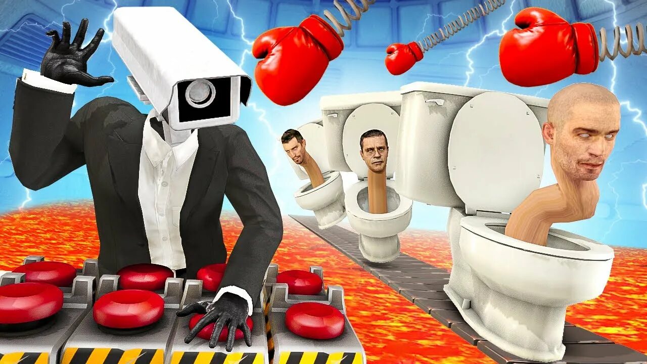 Овер скибиди туалеты. Скибиди туалет против камераменов. garry&#039;s mod унитаз. камеры против туалетов. камера человек война против туалетов.