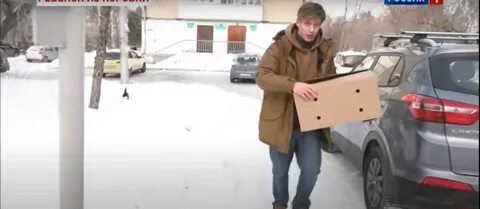 В коврове нашли ребенка в коробке
