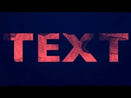 Destroy text