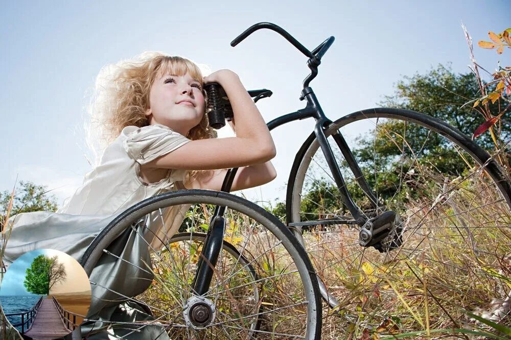 Мечты воплощаются в жизнь. Мотиваторы позитивные для детей. Детские мечты. Счастье человека зависит от. Счастье на велосипеде.