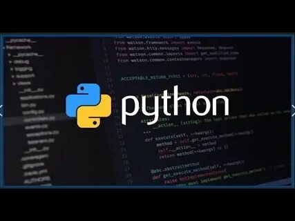 Курс обучения программированию на python