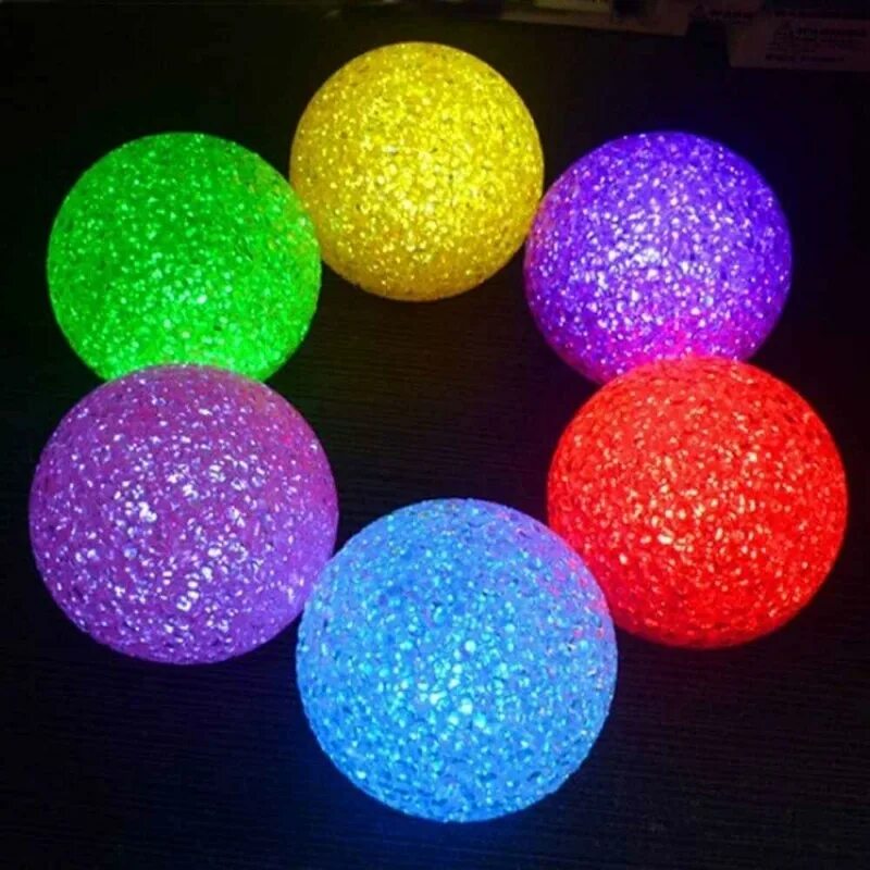 ALIEXPRESS светодиодный шар Волшебный ночник. Светящийся шарик. Светящийся шарик на батарейках. Светящиеся игрушки для детей.