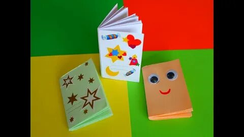 Как сделать книга из бумаги видео