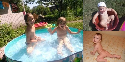 голопопики на даче