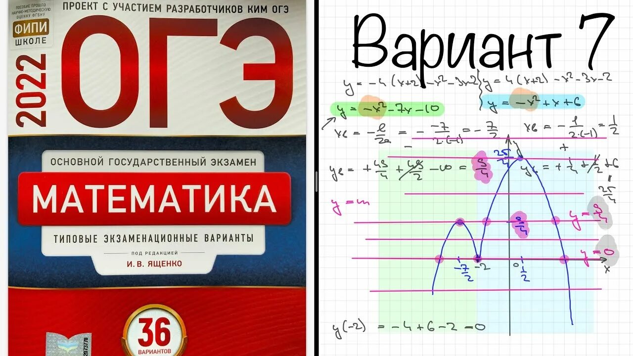 Вариант 48 огэ математика ященко