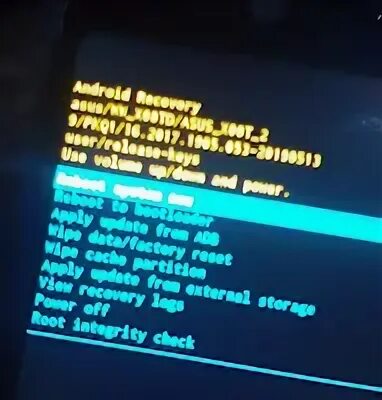Verity corruption your device