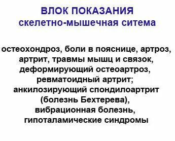 Показания отзывы