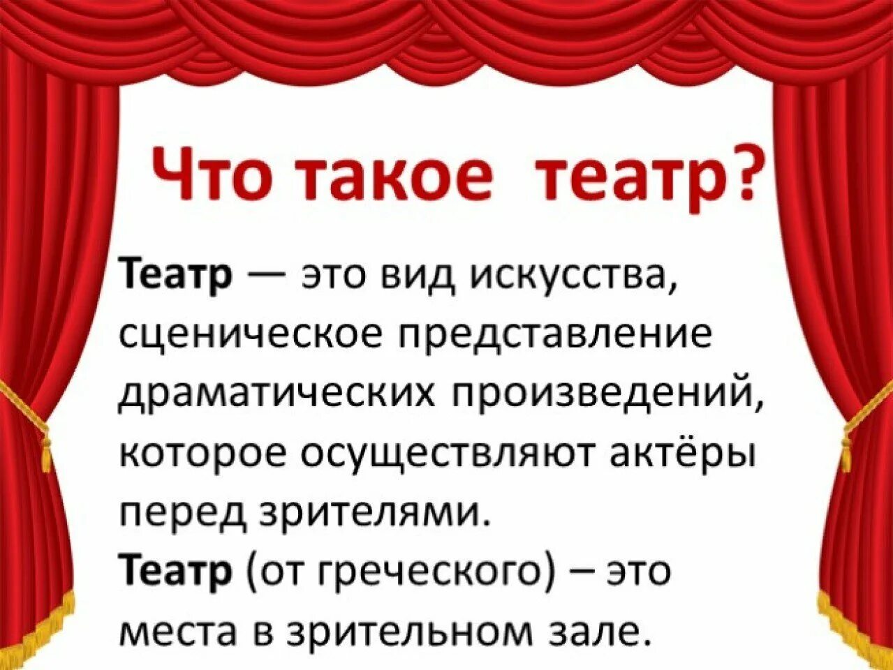 Театр краткое содержание. Театр презентация. Театр это определение. Театр это определение для детей. Что такое театр презентация для детей.