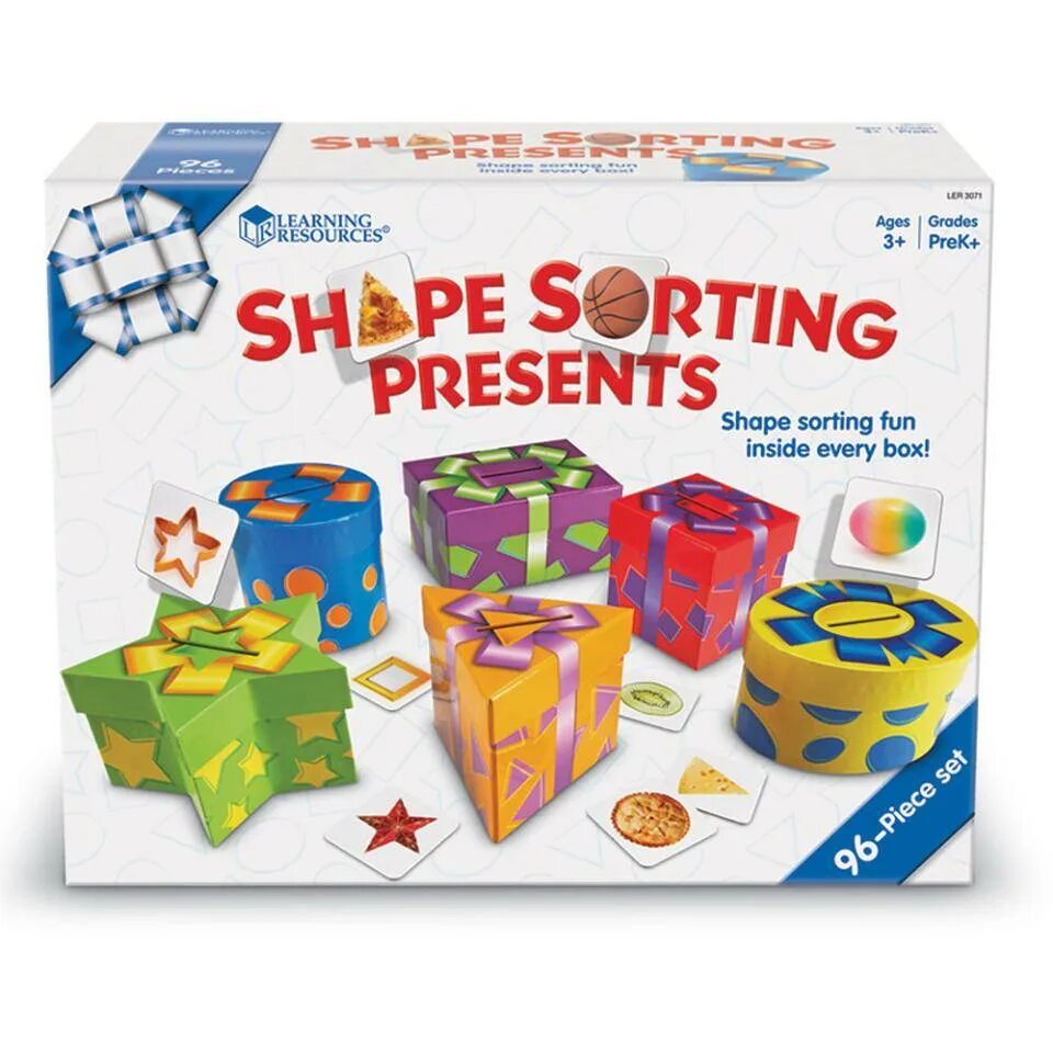 Shape sorting presents. Learning resources. Learning resources игрушки. Learning resources подарки. Present toys