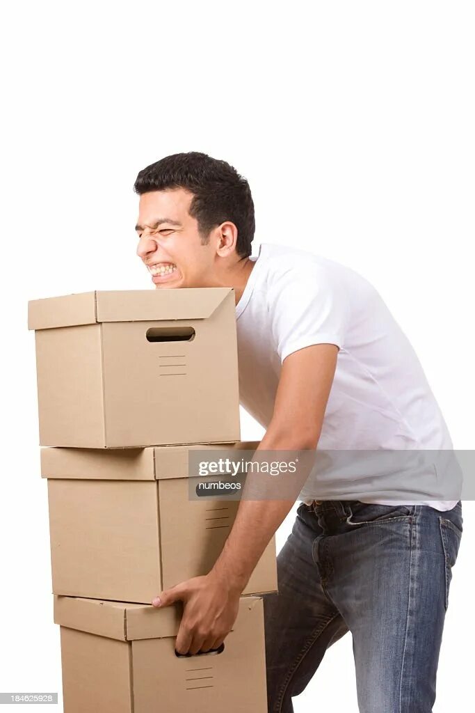This box is to lift heavy. Человек поднимает коробку. Heavy box. Поднимает коробку. Moving man in box.