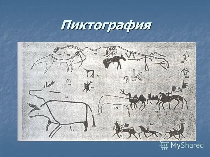 рисунки пиктографии