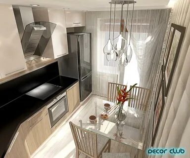 Кухня 9 м2 в панельном доме