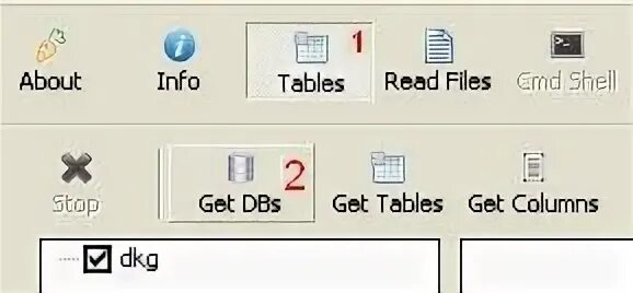 Get table