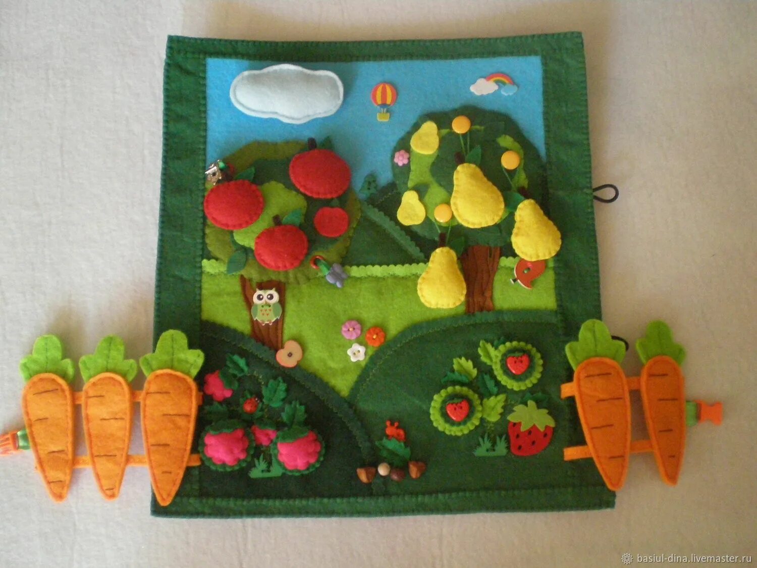 фетровые книжки для детей. развивающая книжка репка. фетровые книжки для малышей. фетровая книжка огород. огород из фетра.