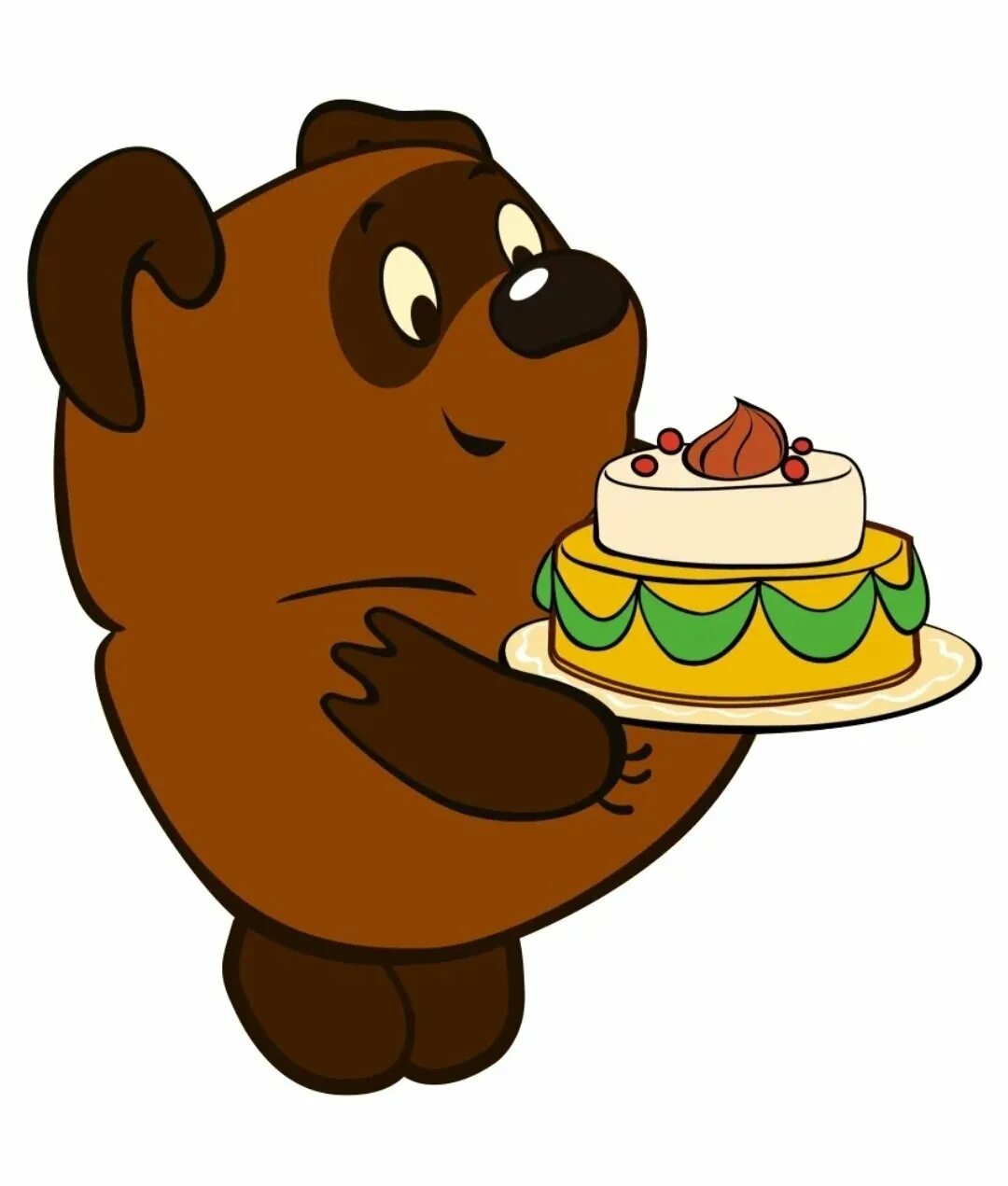 День святого валентина винни пух. Винни пух с подарком. Тортик винни пух. Персонаж с подарком. Винни пух с днем рождения раскраска.