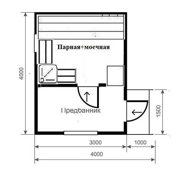 Баны размеры. Проект бани с помывочной и парилкой. Баня с совмещенной парилкой и моечной планировка. Проекты бань 3 на 4 парная с помывочной. Баня с совмещенной парилкой и моечной проекты.