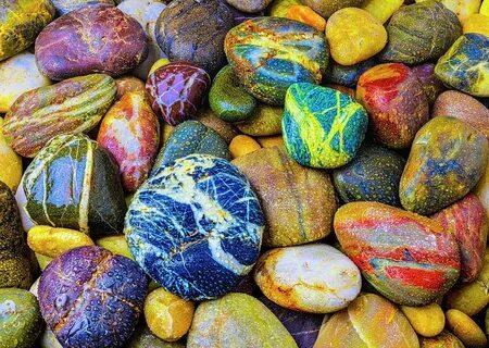 Colorful stone