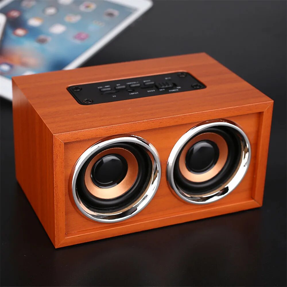 Звук китайской колонки. Колонка Wooden Speaker деревянная. Стерео колонки Hi Fi стерео. Колонка Hi Fi портативная. Портативная колонка из дерева.