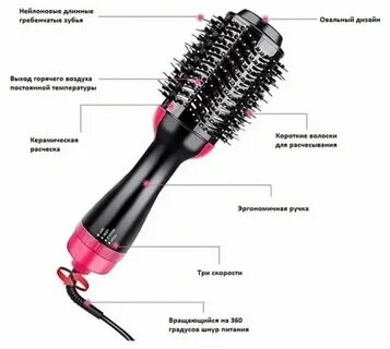 Как пользоваться фен расческой