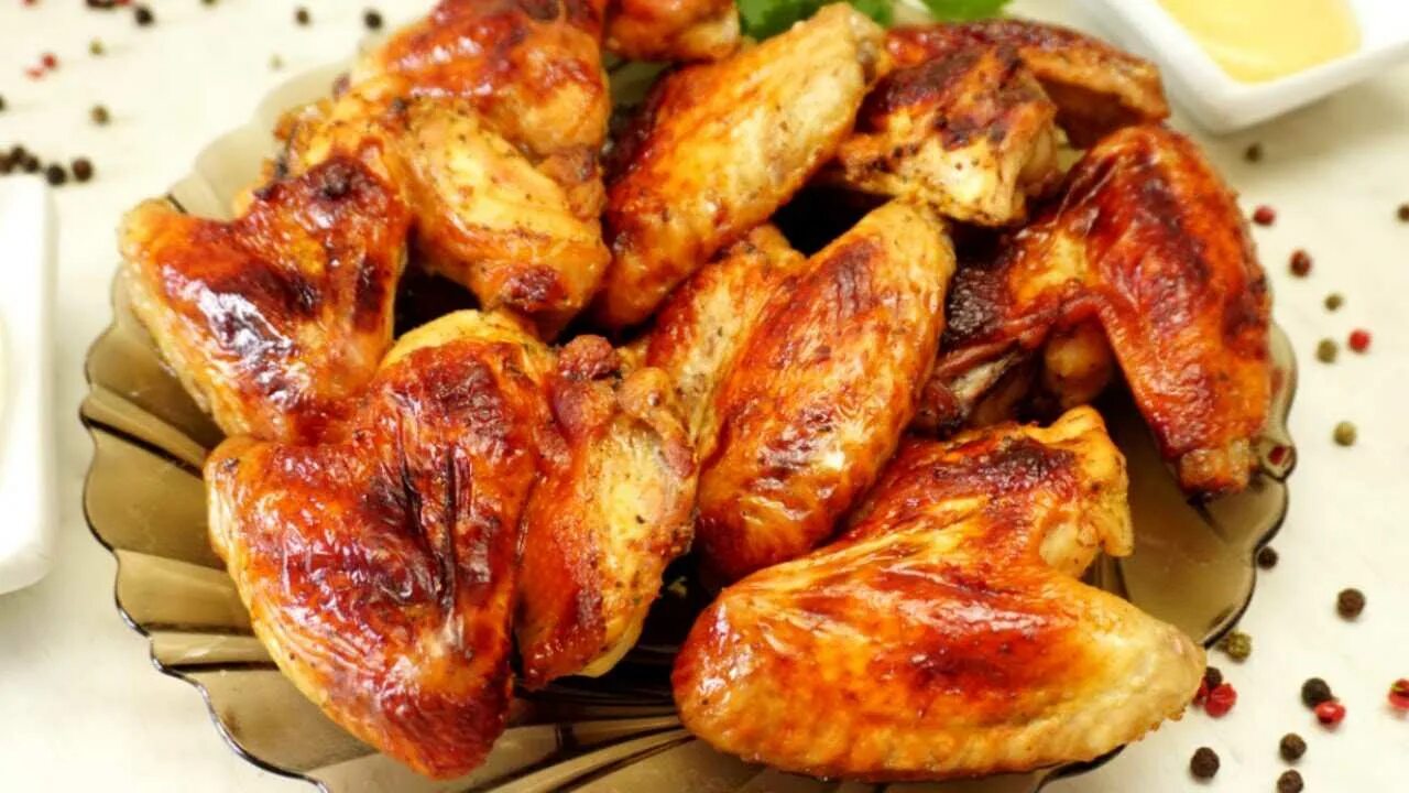Замариновать крылышки куриные горчица