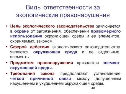 Экологическая ответственность физических лиц