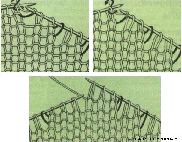 вязание поворотными рядами спицами. укороченные ряды с накидом спицами. поворотные ряды с накидами. частичное вязание укороченные ряды спицами схемы. вязание круга спицами укороченными рядами схемы.