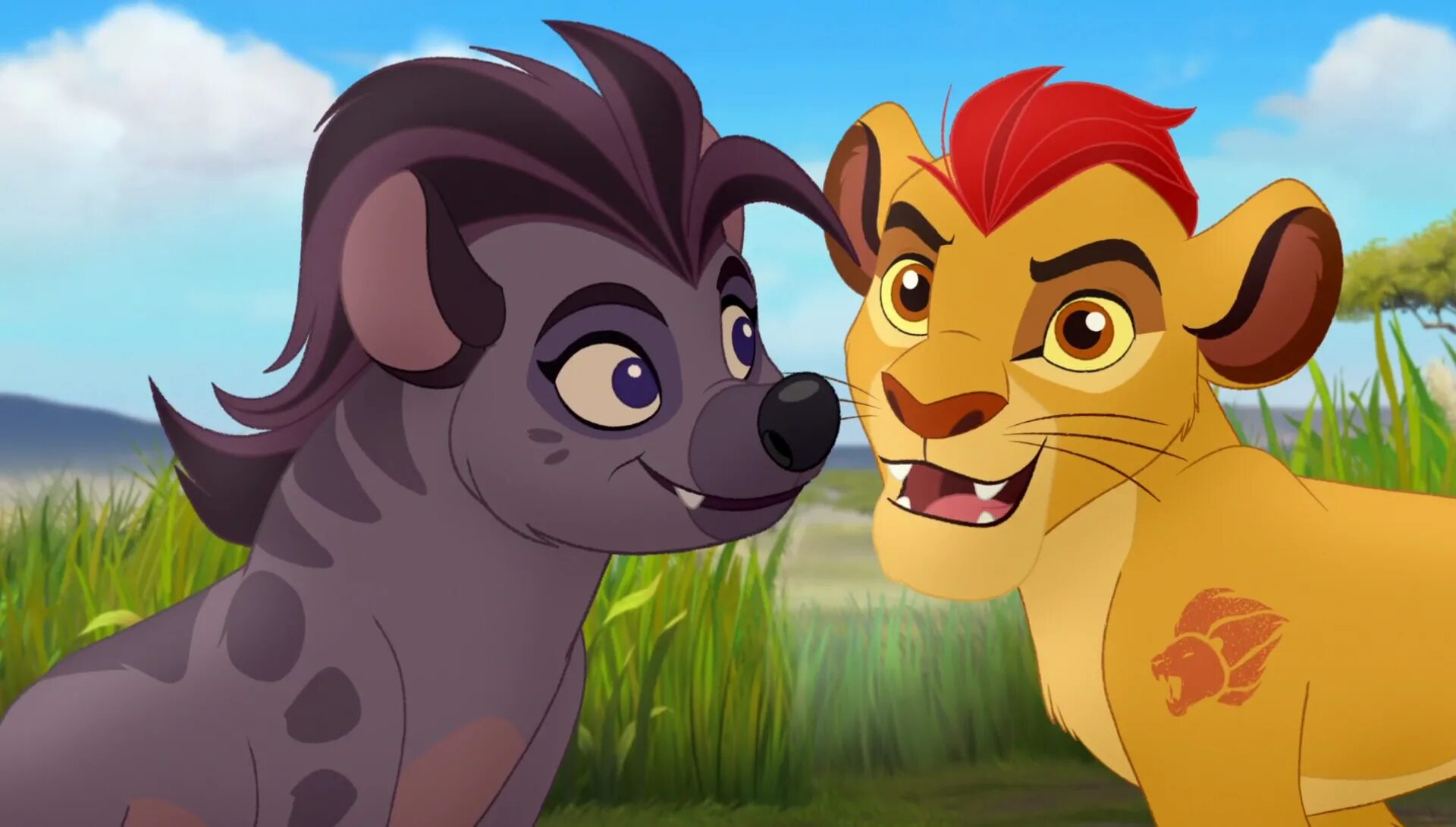 Kion на месяц. Lion Guard Jasiri. Kion and Jasiri. Каян. Lion Guard Simba and Kion.