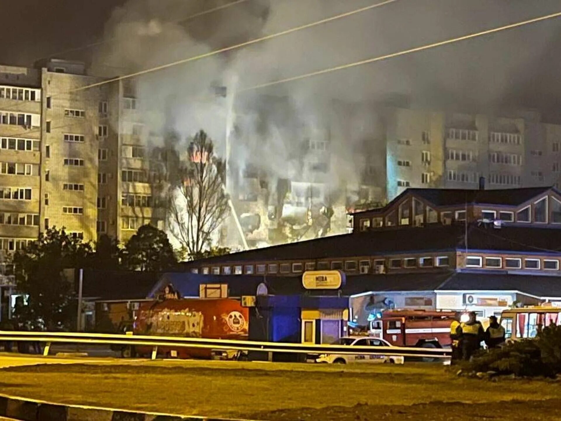 Упал самолет вчера
