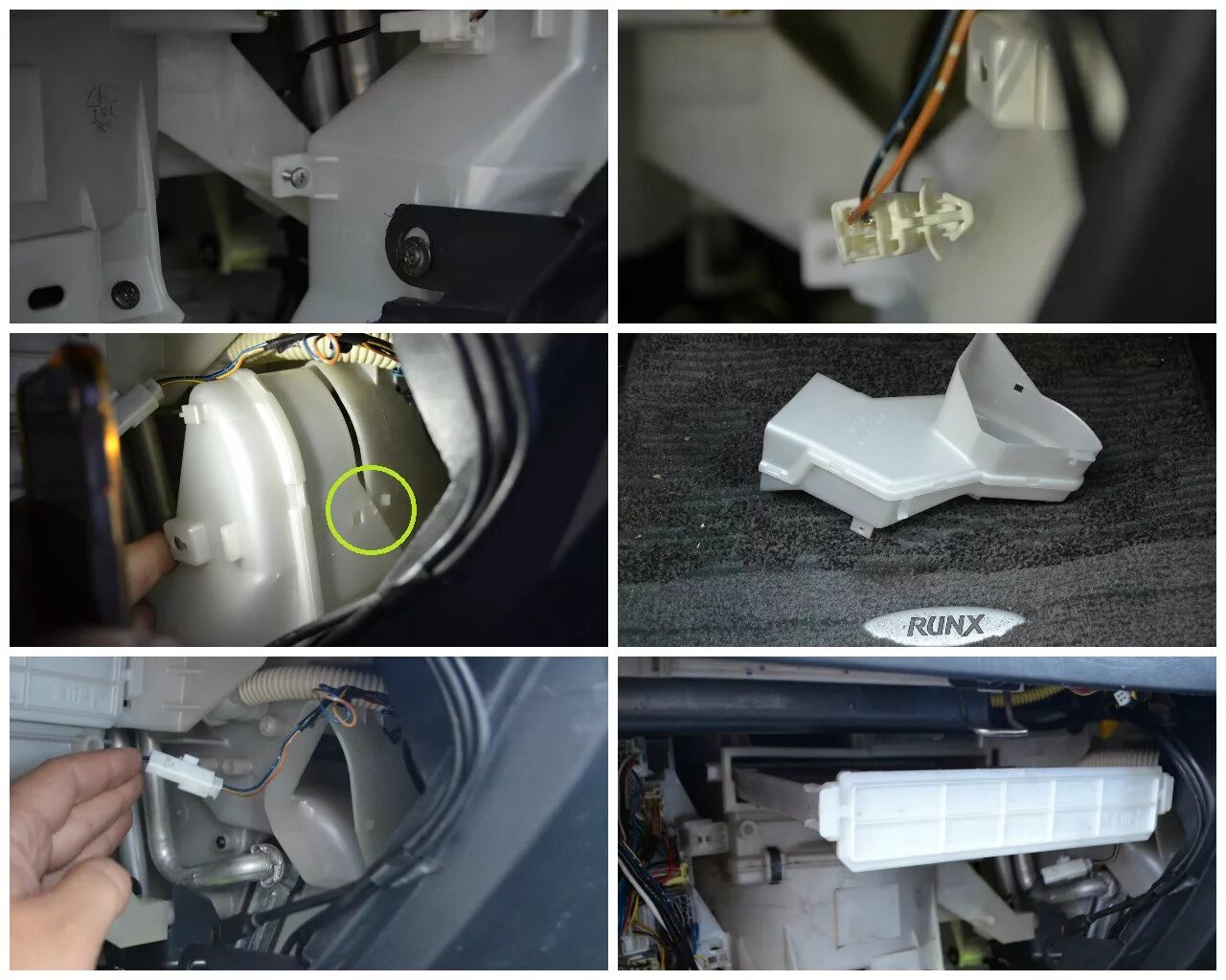 Профилактика вентилятора печки и сервопривода заслонки, мой опыт. - Toyota Corol