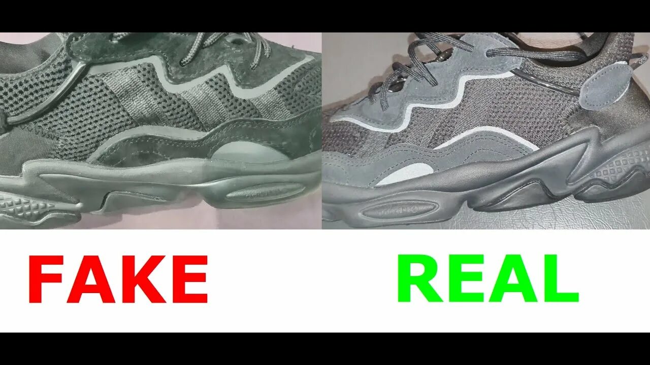 Как отличить паль от оригинала. Adidas ozweego originals 2098. adidas ozweego фейк и оригинал отличия. adidas ozweego как отличить подделку. fake vs reality.