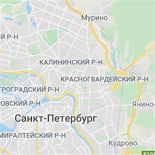 Мурино на карте санкт петербурга
