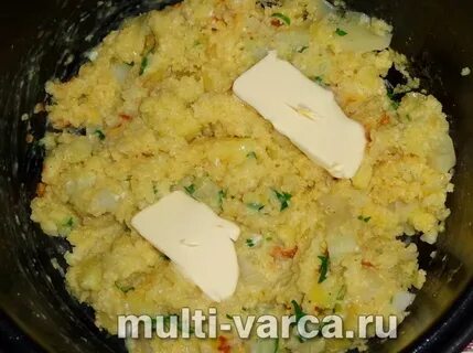 Каша пшено и картошка