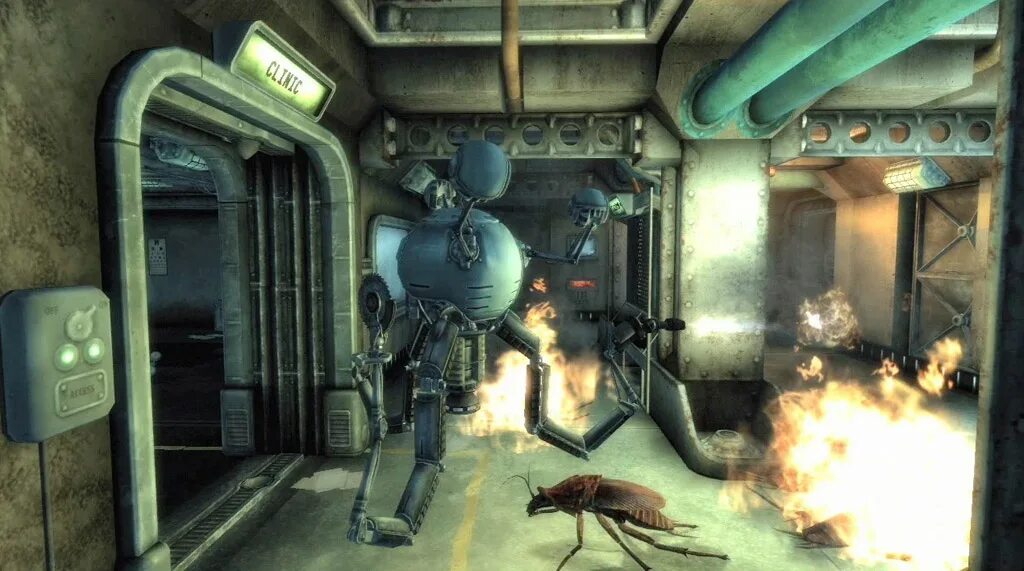 Bethesda softworks fallout. Ривет сити fallout 3. ривер сити фоллаут 3. mister handy fallout 3. фоллаут 4 ривер сити.
