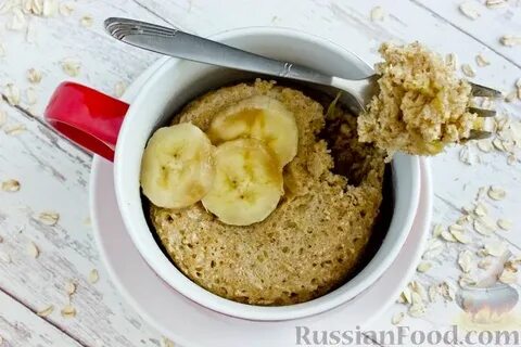 Кекс без сахара с бананом