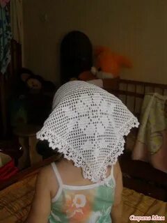 Схема вязания косынки чепчика спицами