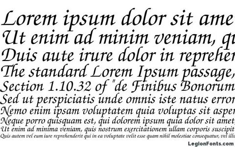 Monotype font