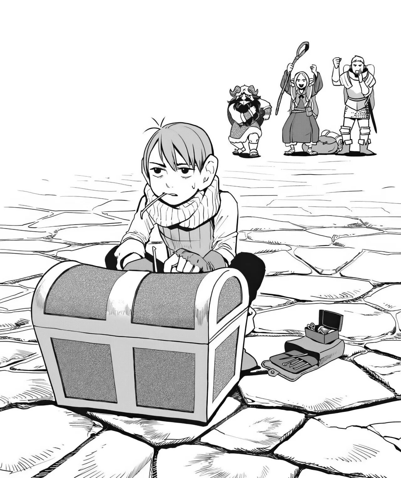 Dungeon meshi read. Подземелье вкусностей манга. meshi манга. marcille dungeon meshi.