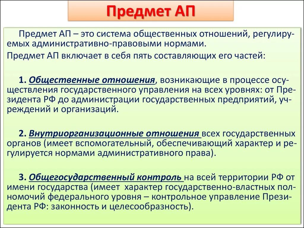 Понятие и предмет ап. Предмет административно-правового регулирования. Административное право предмет регулирования. Что устанавливает административное право