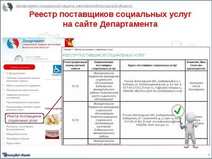Сайт портал социальных услуг
