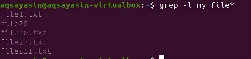 Поиск в файлах linux grep