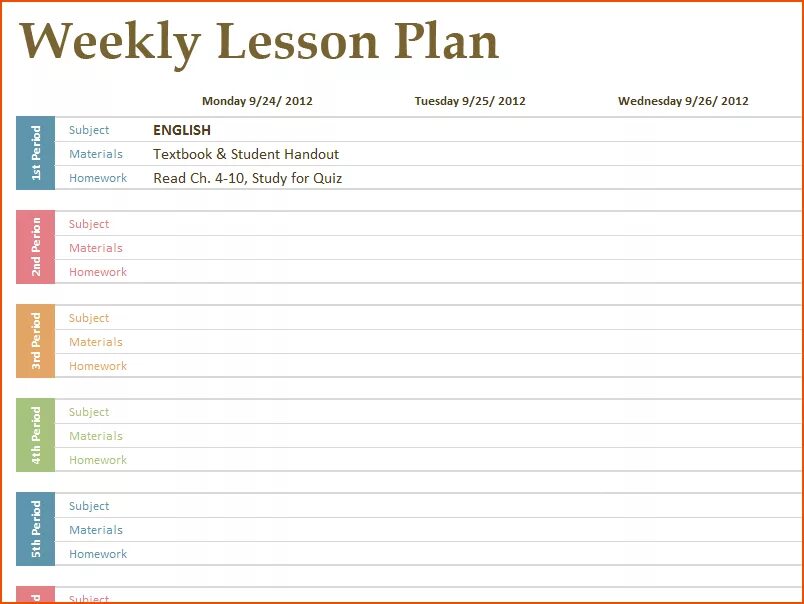 Weekly Plan Lesson. Планер для изучения английского языка. Week Planner. Weekly Plan for Lesson.