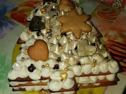 Торт елочка из медовых коржей
