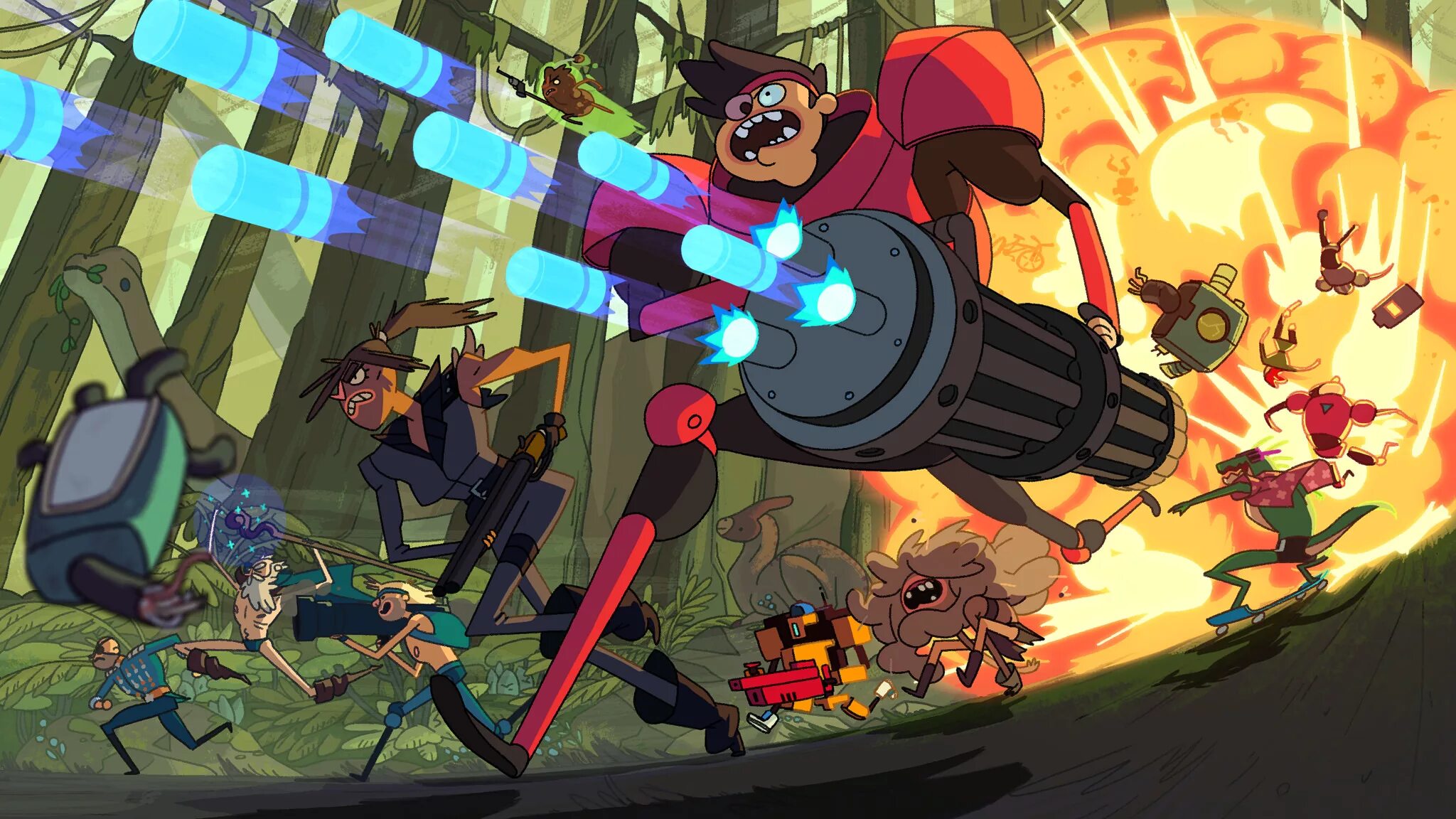 Игры супер времени. Тайм Форс. Super time Force. Инди игры. Персонажи инди игр.