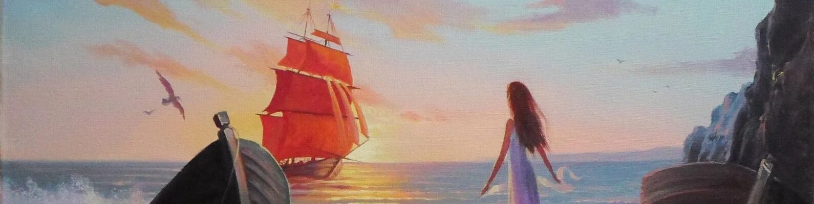 Алые паруса как изображения связаны с сюжетом. Грин алые паруса море корабль.