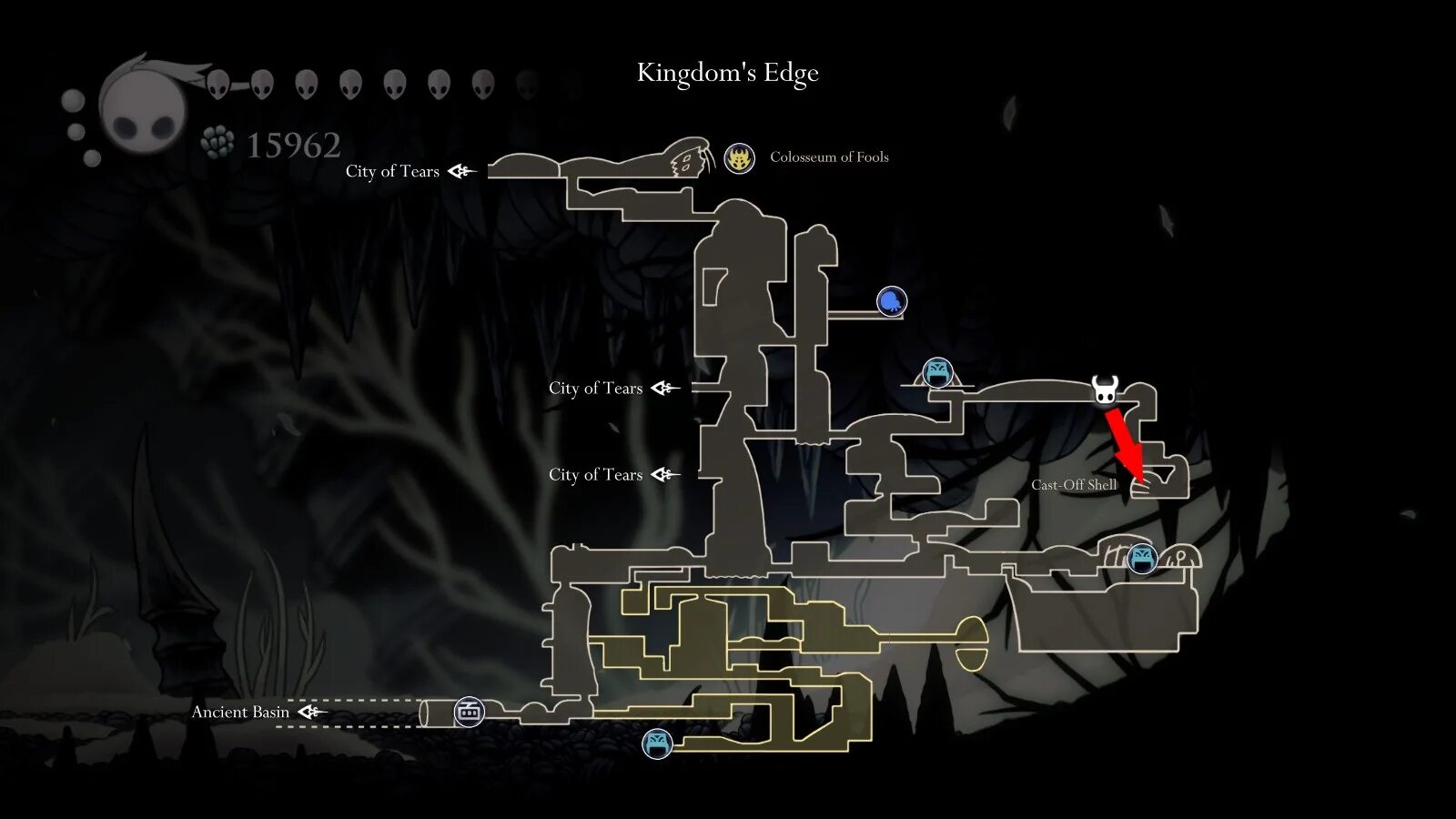 Hollow knight пожиратель ног на карте. Монаршие крылья hollow knight. Двойной прыжок hollow knight. Двойной прыжок в hollow knight где. Hollow knight карта.