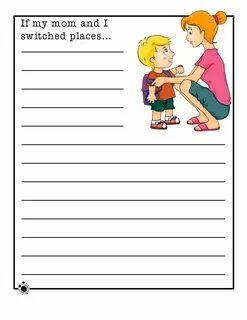 Mother is writing