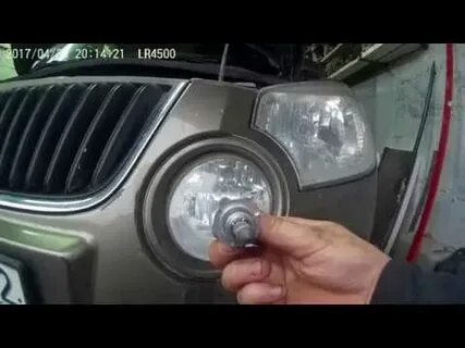 Замена ламп шкода видео