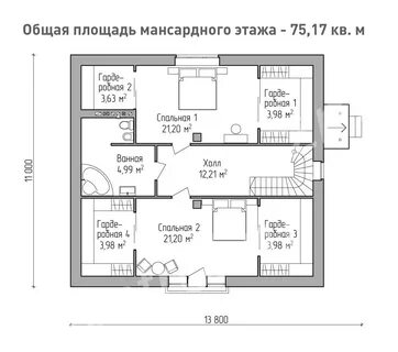 Общая площадь дома это